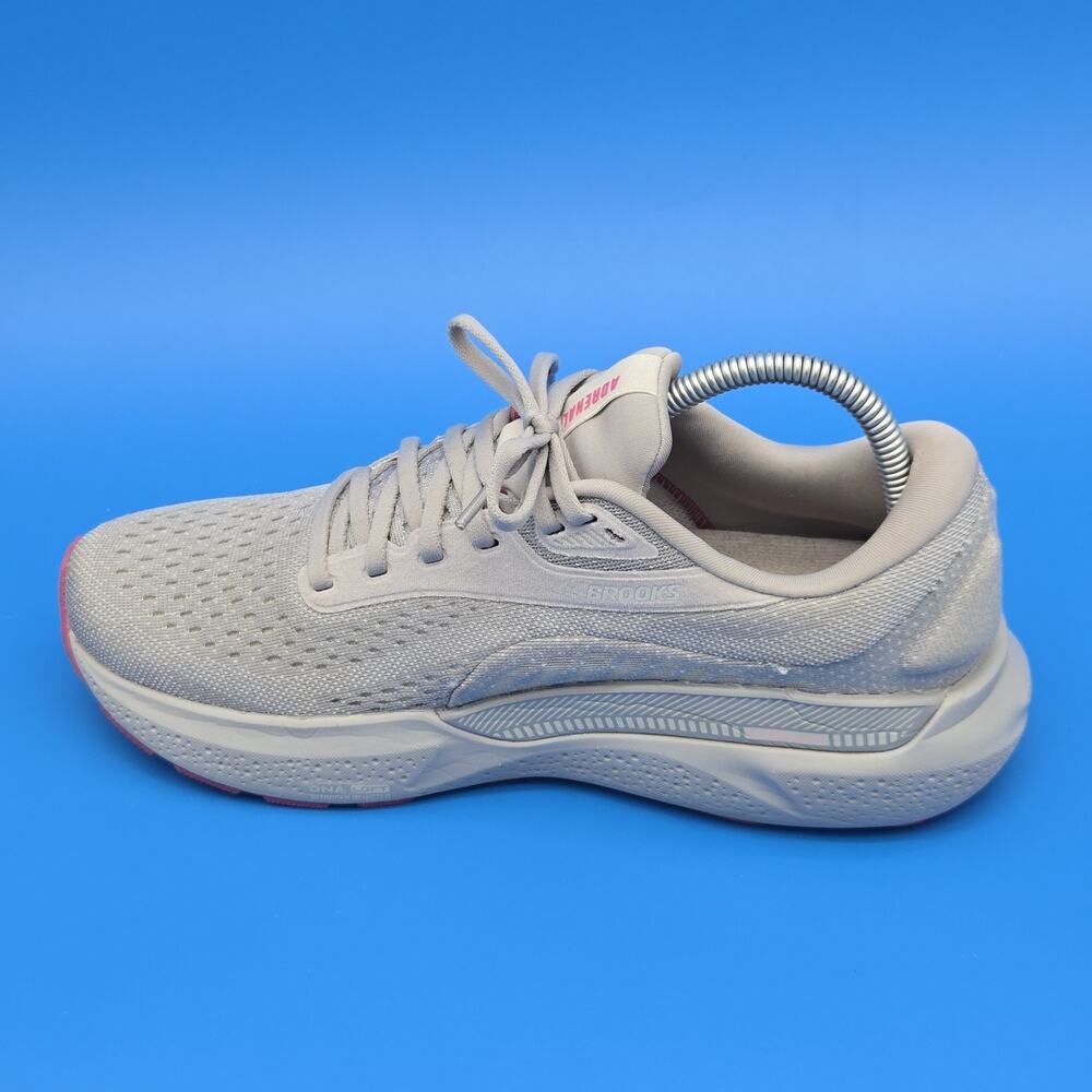Brooks Adrenaline GTS 24 Gray Women’s 9.5 2A Narrow Alloy/White/Zephyr - Picture 8 of 12